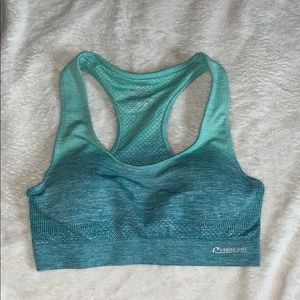 Running girl sports bra